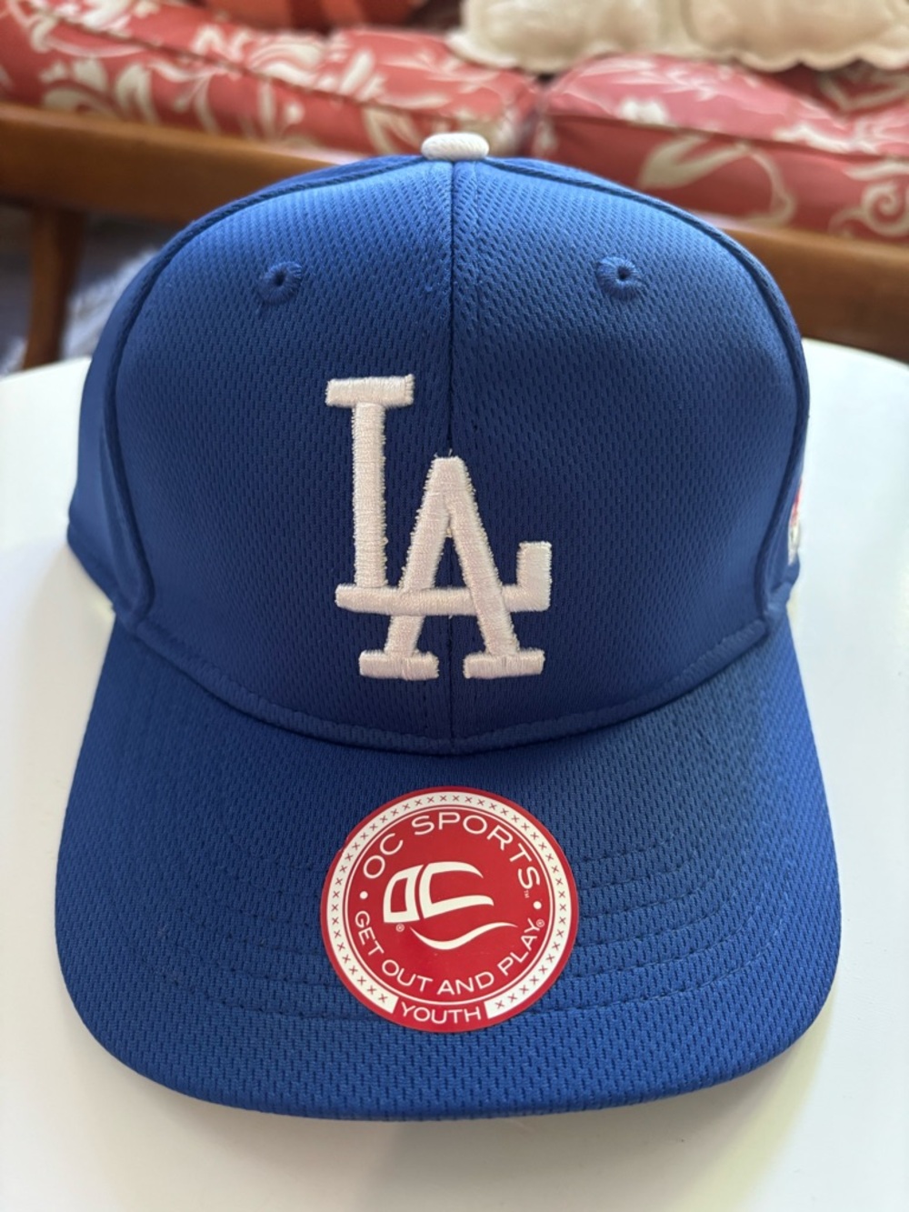 MLB OC Sports  Navy Youth Fitted Cap with Team MLB Patch